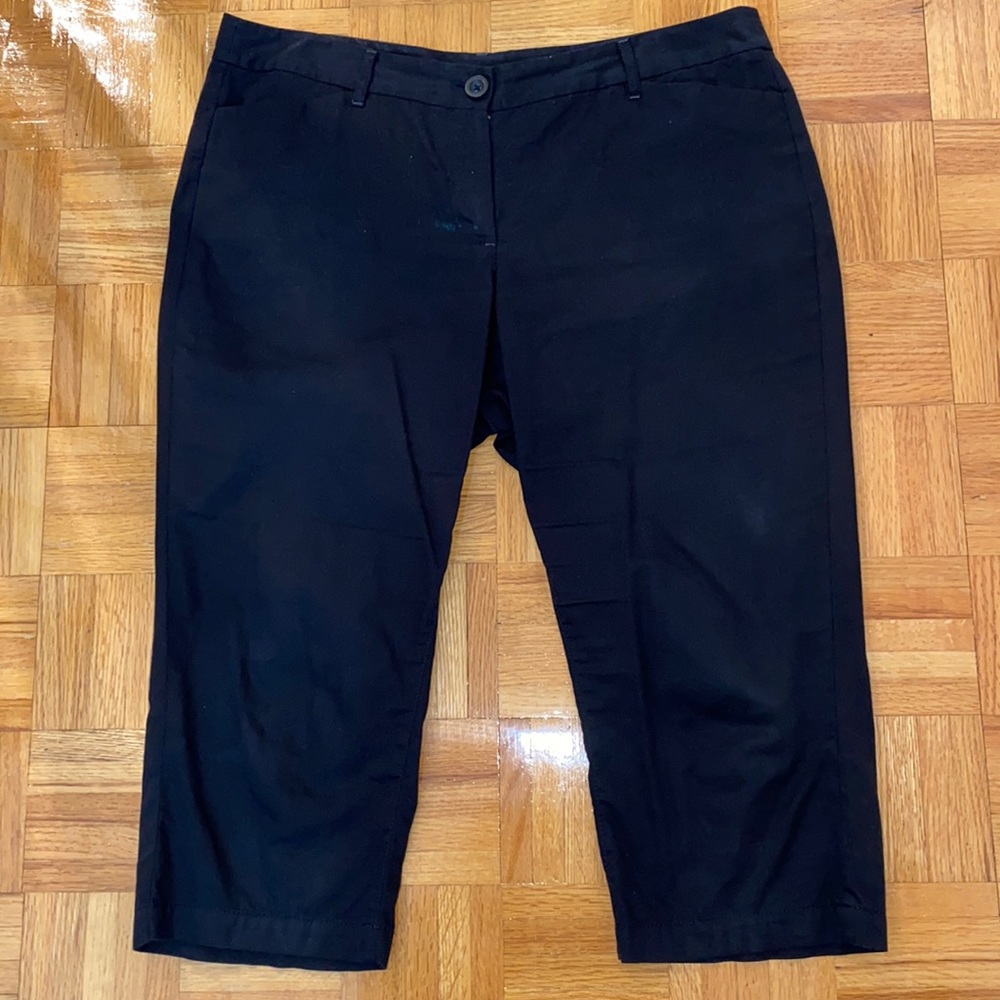 Black Loft capris